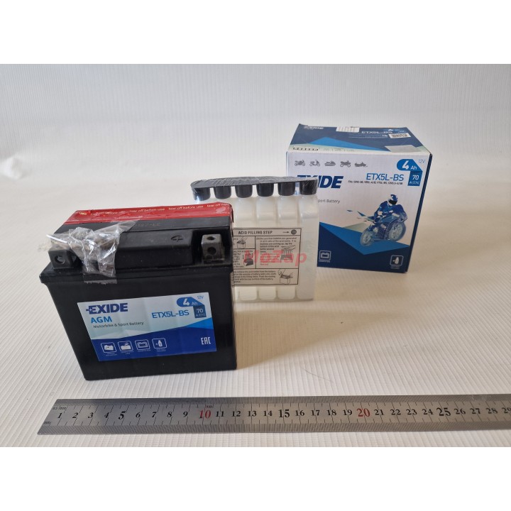 Аккумулятор AGM EXIDE 12v4ah