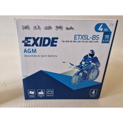 Аккумулятор AGM EXIDE 12v4ah