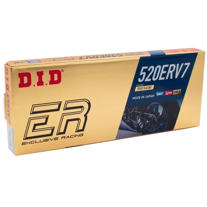 Цепь DID 520ERV7 G&G золотая 106