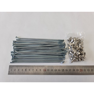 Спицы оцинкованные 18" JAWA(Ява) 634\638\CZ