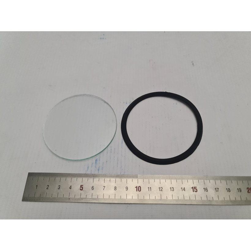 Стекло с уплотнителем спидометра\тахометра JAWA 634\638
