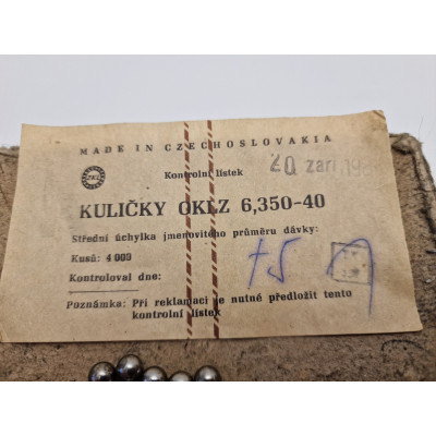 Шарики подшипника рулевой колонки JAWA\CZ