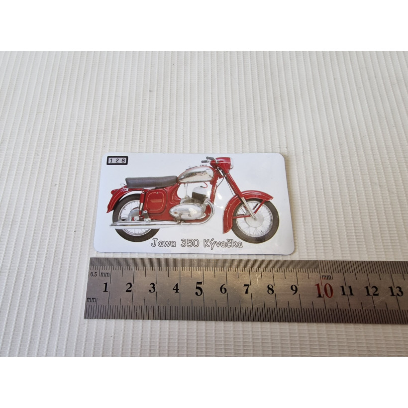 Магнит с мотоциклом JAWA