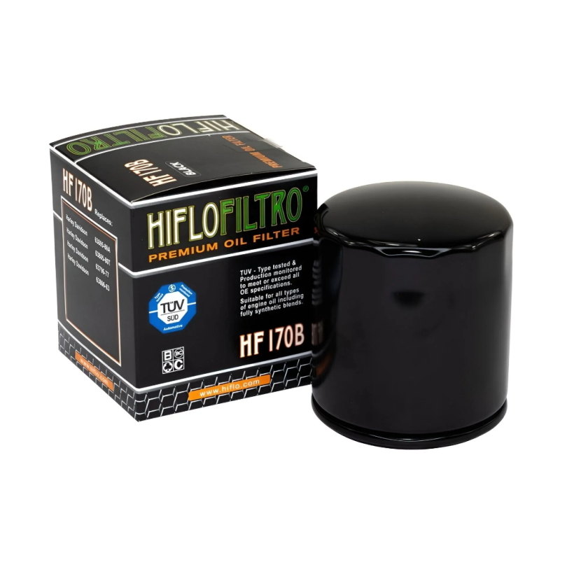 Фильтр масляный Hiflo HF170 Black Harley Davidson